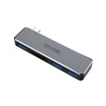 R�partiteur adaptateur multiport tf sd type - c combo usb 3. 0 hub lecteur de cartes station d'accueil ...