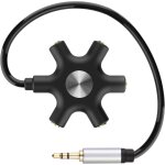 Rpartiteur audio 5 casques 3, 5 mm distributeur pour prises jack 3, 5mm avec 5 connecteurs mle a femelle ...