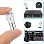 Rpartiteur coaxial d'antenne, 4x f mle vers coaxial mle (iec), 1x f mle vers coaxial femelle (iec) ...