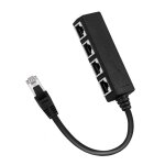 R�partiteur ethernet haute vitesse, adaptateur de c�ble ethernet rj45, plug play abs, pour ordinateurs ...