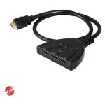 Répartiteur hdmi 1. 3 3x1, commutateur automatique, 3 en 1, avec câble en queue de cochon de 50 cm Répartiteur hdmi 1. 3 3x1, commutateur automatique, 3 en 1, avec câble en queue de cochon de 50 cm