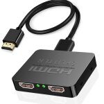 Répartiteur hdmi 1 entrée 2 sorties 4 k 3d 1080p hdmi 2. 0 pour deux moniteurs, compatible macbook, xbox, ... Répartiteur hdmi 1 entrée 2 sorties 4 k 3d 1080p hdmi 2. 0 pour deux moniteurs, compatible macbook, xbox, ...