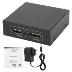 Répartiteur hdmi commutateur vidéo haute définition 1 entrée 2 sorties 100 - 240v connexion réception ... Répartiteur hdmi commutateur vidéo haute définition 1 entrée 2 sorties 100 - 240v connexion réception ...