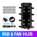 Répartiteur multi - voies 1 à 8, hub rgb pwm pour pc, refroidisseur de ventilateur, carte mère 12v / ... Répartiteur multi - voies 1 à 8, hub rgb pwm pour pc, refroidisseur de ventilateur, carte mère 12v / ...