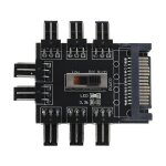 Répartiteur multi - voies refroidisseur ventilateur hub pc sata 1 à 8 3 broches 12v adaptateur de prise ... Répartiteur multi - voies refroidisseur ventilateur hub pc sata 1 à 8 3 broches 12v adaptateur de prise ...