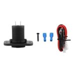 R�partiteur de prise allume - cigare de voiture � double port usb 12v qp26168