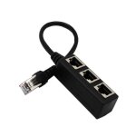 R�partiteur de prise rj45, 1 � 3 prises lan ethernet, adaptateur de connecteur d'extension mayitr