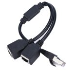 R�partiteur de prise rj45 pour r�seau ethernet lan, 1 � 2 prises, c�ble d'extension pour commutateur, ...