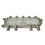 R�partiteur de signal satellite � 8 voies, haute qualit� gsp - 08a, antenne de t�l�vision, rf coaxial, ...