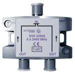 R�partiteur terrestre et satellite avec passage d?alimentation 6 sorties - cae groupe - sve06bis