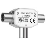 R�partition antenne t - couplage, r�partiteur coaxial d'antenne 1 entr�e m�les et 2 sorties femelle, ...