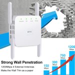 R�p�teur wi - fi 1200mbps, prise ue, 4 antennes, 2. 4 / 5. 8ghz, extension de la port�e, ap, accessoire ...