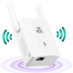 R�p�teur wifi 300 mbps amplificateur wi - fi 2, 4ghz configuration facile couverture 200m - e. f. connection ...