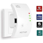 Rpteur wifi amplificateur wifi puissant n300, 2. 4ghz wifi repeteur avec 1 port ethernet, intgres ...