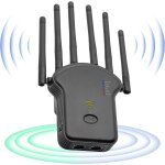 Répéteur wifi, amplificateur de signal domestique wifi extender avec double bande 1200mbps (5ghz / 2. ... Répéteur wifi, amplificateur de signal domestique wifi extender avec double bande 1200mbps (5ghz / 2. ...