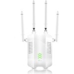 Rpteur wifi, nouveau extender wifi en 2024, amplificateur de signal wifi 1200mbps, puissant wifi bi ...