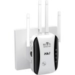 Rpteur wifi puissant 300mbps, 2. 4ghz amplificateur wifi avec wps, rpteur wifi 4 antennes, 1 ports ...