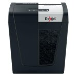Rexel secure mc6 destructeur de papier d�coupage par micro - broyage 55 db noir et argent
