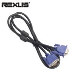 Rexlis vga câble hd 15 broches mâle à mâle vga rallonge câble pour ordinateur pc portable ordinateur ... Rexlis vga câble hd 15 broches mâle à mâle vga rallonge câble pour ordinateur pc portable ordinateur ...