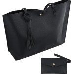 Rfcbc - sac  main, cabas femme, grand format et capacit, fourre - tout cuir pu souple sac ordinateur ...
