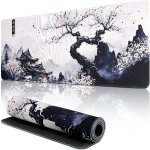 Rfgvc - tapis de souris blanc japonais, grand tapis de bureau en fleurs de cerisier, tapis de clavier ... Rfgvc - tapis de souris blanc japonais, grand tapis de bureau en fleurs de cerisier, tapis de clavier ...