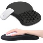 Rfgvc - tapis de souris pour poignets avec design de massage - tapis souris ergonomique avec repose poignet ...