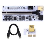 Riser ver012 usb 3. 0 pci - e riser ver012max rehausse de c�ble express pour carte vid�o x16 extenseur ...