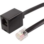 Rj11 telephone extension cable, telephone extension cable, modular cable 6p4c, western rj11 cable, telephone ...