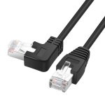 Rj45 90 degrs cble ethernet cat6 rj45 mle  angle droit cordon de raccordement rseau choisissez parmi ...