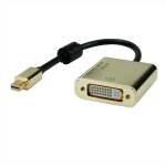 Roline 12. 03. 3176 cble vido et adaptateur 0, 1 m mini displayport dvi - d or