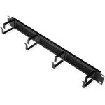 Roline 19  passe - c�bles 1u avec brosse 44x60mm noir