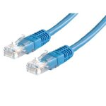 Roline - cordon de raccordement - rj - 45 (m) pour rj - 45 (m) - 15 m - utp - cat 5e - bleu