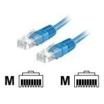 Roline - cordon de raccordement - rj - 45 (m) pour rj - 45 (m) - 20 m - utp - cat 5e - bleu