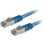 Roline - cordon de raccordement - rj - 45 (m) pour rj - 45 (m) - 3 m - sftp - cat 5e - bleu