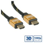 Roline gold c�ble hdmi high speed avec ethernet, m - m 7, 5 m