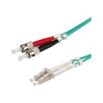 Roline lwl - cordon de raccordement - lc multi - mode (m) pour st multi - mode (m) - 3 m - fibre optique ...