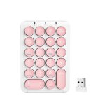 Autre rose mini clavier numrique sans fil, 22 touches, pour ordinateur portable, pc, surface pro, chargeur ...