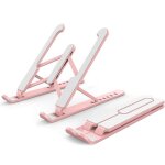 (rose)support ordinateur portable pliable de 10 à 15, 6 pouces, compatible avec macbook, dell, lenovo, ... (rose)support ordinateur portable pliable de 10 à 15, 6 pouces, compatible avec macbook, dell, lenovo, ...