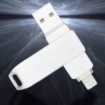 Rotation usb 3. 0 flash drive pour iphone 256 go avec 2 en 1 usb - a  mouninterface usb3. 0 cl usb ...