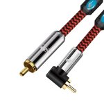 Rouge - 3m - cble audio coaxial numrique rca mle  mle, pour systmes hi - fi home cinma, rcepteurs ...