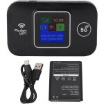 Routeur 4g lte, point d'accs mobile sans fil wifi portable haut dbit 300 mbps avec emplacement pour ...