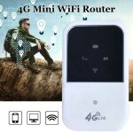 Routeur wifi 4g lte portable 150mbps d�bloqu�, modem mobile, prend en charge 10 utilisateurs pour voiture, ...