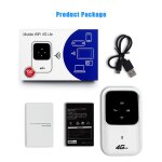 Routeur wifi de poche 4g lte, rpteur de signal, amplificateur de rseau, modem mobile sans fil mifi, ...