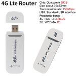 Routeur wifi portable 4g, hotspot mobile de poche, haut dbit 150mbps, cl usb, modem sans fil avec fente ...