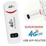 Routeur wifi portable 4g lte, adaptateur usb, haut dbit 150mbps, avec carte sim, version europenne