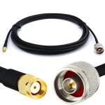 Rp - sma 10m rallonge antenne wifi cable coaxial rpsma m�le � n male c�ble extension faible perte rg58 ...