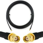 Rp - sma 15m rallonge antenne wifi cable coaxial rpsma m�le � male - c�ble d'extension hf240 (lmr 240 ...