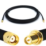 Rp - sma 30cm rallonge antenne wifi cable coaxial rpsma m�le � femelle c�ble extension faible perte rg58 ...