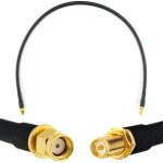 Rp - sma 50cm rallonge antenne wifi cable coaxial rpsma mle  femelle - cble d'extension hf240 (lmr ...