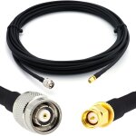 Rp - tnc m�le vers sma m�le 50cm cable coaxial - c�ble d'extension hf240 (lmr 240 �quivalent) rallonge ...